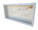 Ver imagem 3 de Nicho de Porcelanato 60x30 Calacata Gold com Bordas de Alumínio