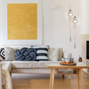 Ver imagem 4 de Pendente Organika Cromado e Champagne (d)13.5cm (a)65cm 1xe14 40w - Kb001a