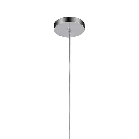 Pendente Organika Cromado e Champagne (d)13.5cm (a)65cm 1xe14 40w - Kb001a