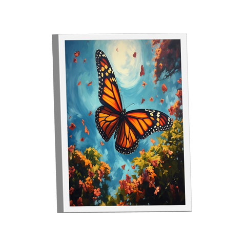 Quadro Borboleta Monarca -- BR ARTES