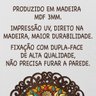 Mandala em Madeira, Impressão Uv - Meditação 1 - 4