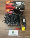 Ver imagem 4 de Kit 2 Cordão Festão LED 400 Leds Branco Quente 3 Metros Bivolt