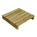 Ver imagem 1 de Placa Deck 30x30 Modular sem Pintura Madeira de Lei Jardim