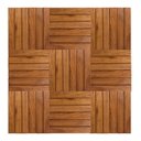 Ver imagem 1 de Jogo 9 Placas Deck 30x30 Cada Modular Sem Pintura Madeira De Lei Jardim