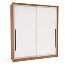 Ver imagem 4 de Guarda Roupa 180,1cm com 2 Portas de Correr e 2 Gavetas 240835 Valência Politorno Móveis