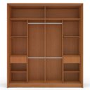 Ver imagem 6 de Guarda Roupa 180,1cm com 2 Portas de Correr e 2 Gavetas 240835 Valência Politorno Móveis