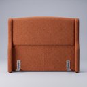 Ver imagem 2 de Cabeceira para Cama Box Queen Size Shae 160cm Estofada com Frame Bouclê Terracota - Desk Design