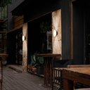 Ver imagem 3 de Arandela Nordecor Pako Redonda 2w+5w Led Bivolt Preto 3000k Luz Amarela 2852