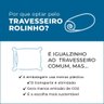 Travesseiro Rolinho Suporte Médio Loft Gel Branca - SANTISTA - 6