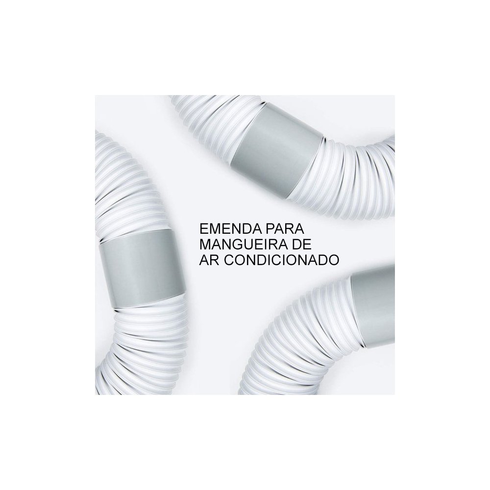 Kit Duto Ar Condicionado Portátil 130mm e Extensor Olímpia New Issimo Fácil Instalação - 4
