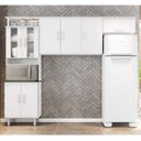 Ver imagem 1 de Cozinha Compacta em L 1 Peça 8 Portas Suiça Poliman Móveis