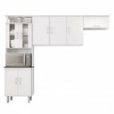 Ver imagem 2 de Cozinha Compacta em L 1 Peça 8 Portas Suiça Poliman Móveis