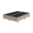 Ver imagem 1 de Base Box Casal Bipartido Suede Bege 40x138x188