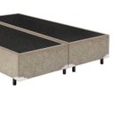 Ver imagem 2 de Base Box Casal Bipartido Suede Bege 40x138x188