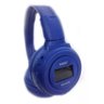 Fone Headset Bluetooth com Visor Led Super Bass Azul Royal - 1