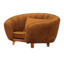 Ver imagem 2 de Poltrona Pet Baby Lady Cães e Gatos Confortável Apartamento Luxo Veludo Terracota