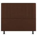 Ver imagem 5 de Kit Cabeceira e Baú Cama Box King Size Grace 195cm Suede Terracota - Abmaza