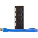 Ver imagem 3 de Hub Usb 3.0 4 Portas 5.0 Gbps Hi-speed com Switch On/off Led Indicador