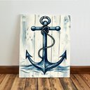 Ver imagem 5 de Kit 3 Quadro Decorativo Marítimo Veleiro Barco Ancora Farol Qualidade Premium Luxo 28x20cm