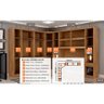 Guarda-roupa Modulado de Casal Safira 002 em Mdf com 12 Portas e 8 Gavetas Clic Móveis - 3