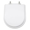 Assento Sanitário Poliéster Nexo Branco para Roca - 1