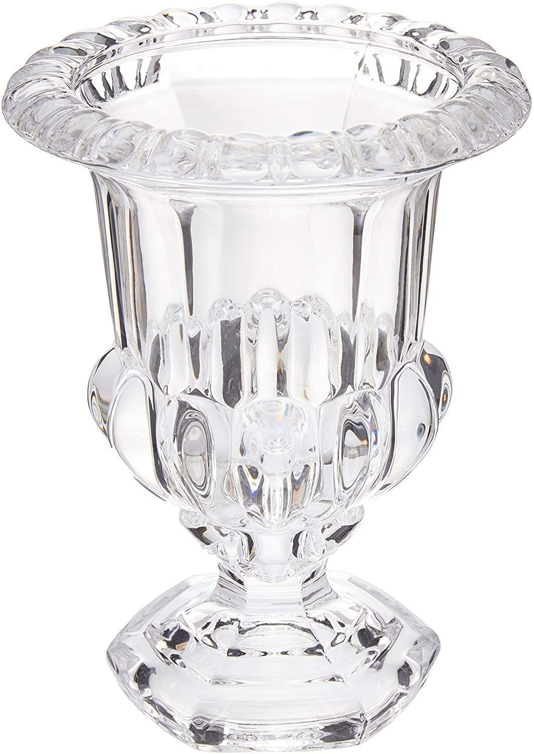Vaso para Flores Decoração Sala Quarto Cristal Eco 15x12cm
