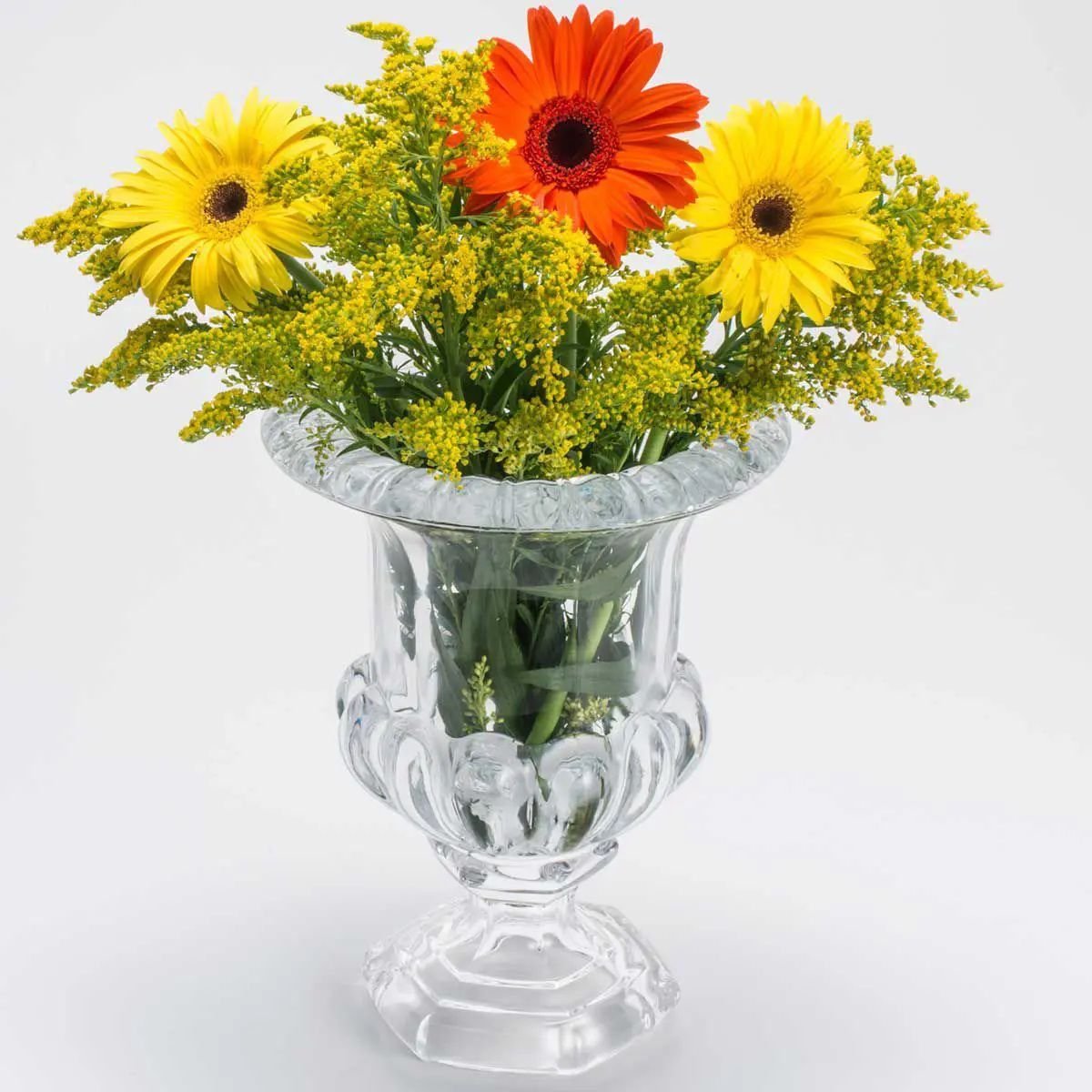 Vaso Para Flores Decoração Sala Quarto Cristal Eco 15x12cm - 4