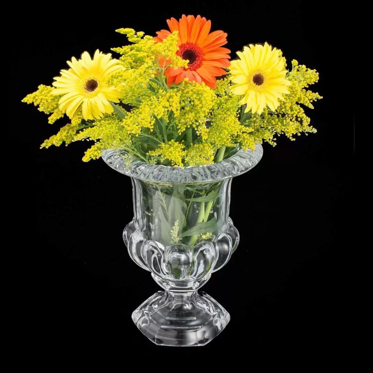 Vaso Para Flores Decoração Sala Quarto Cristal Eco 15x12cm - 5