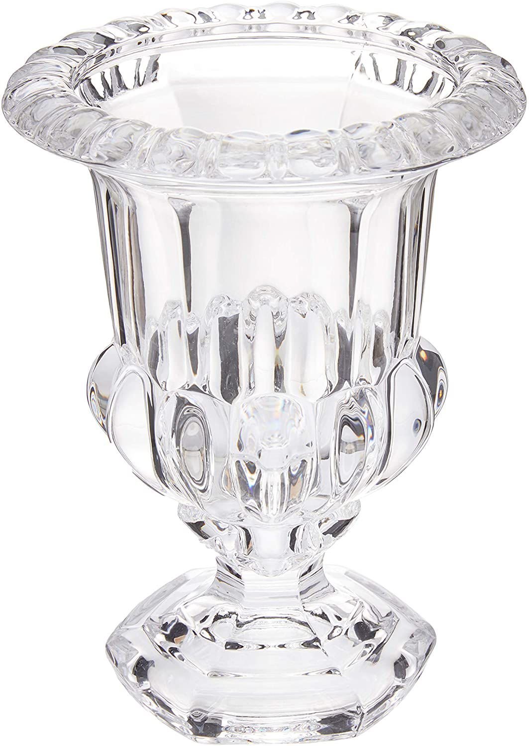 Vaso Para Flores Decoração Sala Quarto Cristal Eco 15x12cm