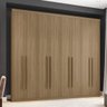Guarda-Roupa Casal 8 Portas 4 Gavetas Búzios Poliman Móveis - 1