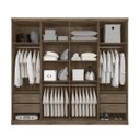 Ver imagem 2 de Guarda-Roupa Casal 8 Portas 4 Gavetas Búzios Poliman Móveis
