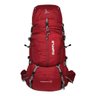Mochila Cargueira Curtlo Mountaineer 50 + 10 LF HS Impermeável - Vermelho escuro - 1