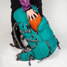 Mochila Cargueira Mountaineer Curtlo 40+5 Litros LF Impermeável Verde - Verde - 7