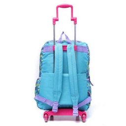 Mochila de Rodinhas Sestini Arco Iris G Azul/Roxa - 2