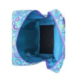 Mochila de Rodinhas Sestini Arco Iris G Azul/Roxa - 3