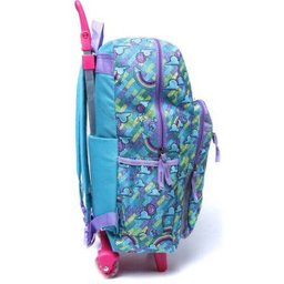 Mochila de Rodinhas Sestini Arco Iris G Azul/Roxa - 4