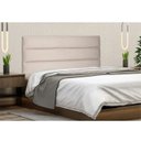 Ver imagem 2 de Painel Cabeceira Paris Box King 1,95cm - Suede Bege