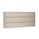 Ver imagem 1 de Painel Cabeceira Paris Box King 1,95cm - Suede Bege