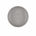 Ver imagem 3 de Cuba Apoio Redonda Slim Cinza Antracite Cuba 30,0x30,0x13,5 - Deca Deca Loucas