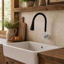 Ver imagem 2 de Torneira Cozinha Parede Lite Flex 2309 C-75 Black - Metrox