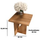 Ver imagem 2 de Mesa Pasa Sala de Estar Lateral Flex Florence Movelove