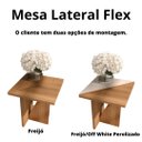 Ver imagem 3 de Mesa Pasa Sala de Estar Lateral Flex Florence Movelove