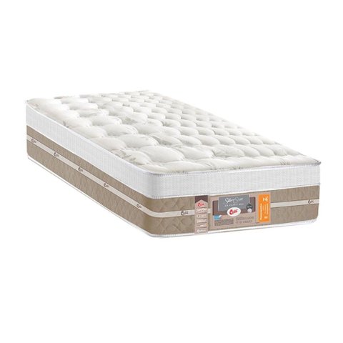 Colchão Solteiro Castor Molas Ensacadas Pocket Silver Star Air Euro Pillow (78x188x32) - 