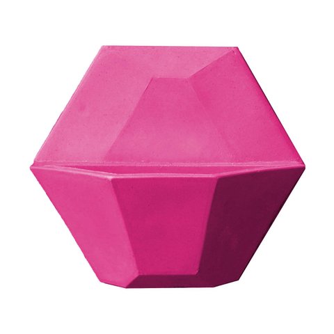 Vaso Planta Diamante 40x35 Jardim Vertical Polietileno - ROSA 022