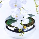 Ver imagem 3 de Arranjo de Orquídea Branca Toque Real Diamond