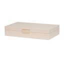 Ver imagem 2 de Caixa Decorativa em Mdf com Revestimento em Pu Rosa Nude 30cm 21085 Mart
