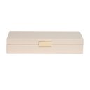 Ver imagem 1 de Caixa Decorativa em Mdf com Revestimento em Pu Rosa Nude 30cm 21085 Mart