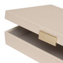 Ver imagem 3 de Caixa Decorativa em Mdf com Revestimento em Pu Rosa Nude 30cm 21085 Mart