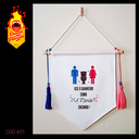Ver imagem 1 de Flâmula Decorativa Use o banheiro