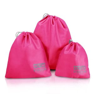 Kit Organizador de Malas de 3 Peças Pink